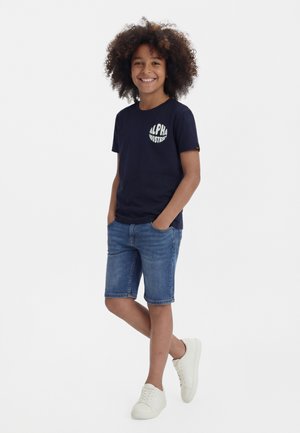 Alpha Industries LOGO KIDS TEENS UNISEX - Tričko s potlačou - ultra navy