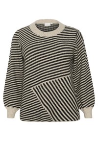 VERINA - Jumper - feather gray melange   black