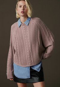 Next TALL FIT - LAYER - Strickpullover - pink blush