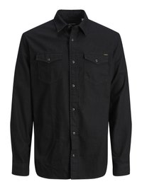 JJESHERIDAN SHIRT - Button down-skjorte - black denim