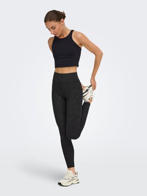 ONLY Play, ONPJAM-2-FONT HW PCK AOP TIGHTS - Клин - black