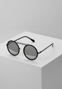 Urban Classics CHAIN SUNGLASSES - Akiniai nuo saulės - silver mirror/black