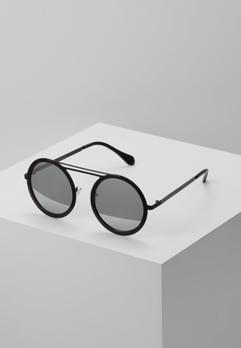 Urban Classics CHAIN SUNGLASSES - Akiniai nuo saulės - silver mirror/black