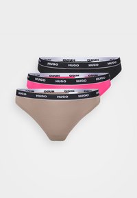 Unselected, black/pink/light brown