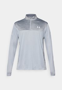 TECH UTILITY 1/4 ZIP - Longsleeve - steel/castlerock/white