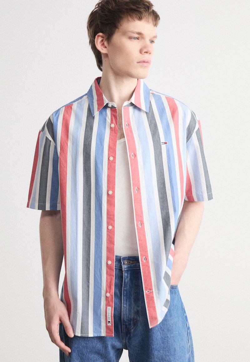 Tommy Jeans BOLD STRIPES SHIRT - Ing - multi-colour