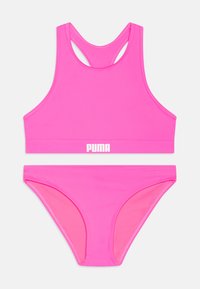 Puma - SWIM GIRLS RACERBACK - Bikinis - fluo pink Miniatiūros vaizdas 1