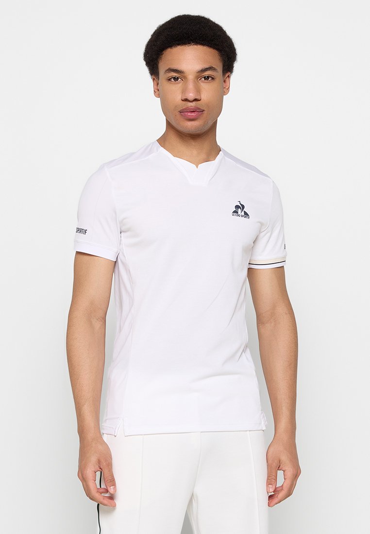 Le Coq Sportif Sport T-shirt wit Le Coq Sportif Sport T-shirt wit