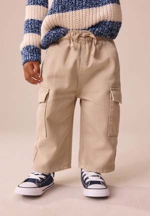 Next, REGULAR FIT - WIDE LEG CARGO TROUSERS  . - Kargopüksid - stone washed