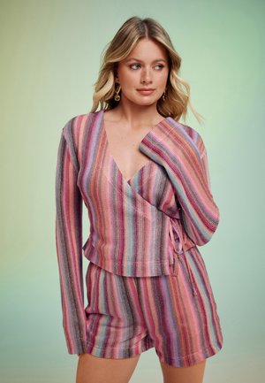 Next, Shorts - pink stripe