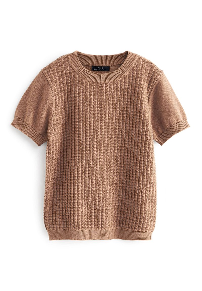 Next TEXTURED - T-shirts basic - tan