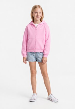 Nike Sportswear, STUDIO - Sweat zippé - pink rise/white