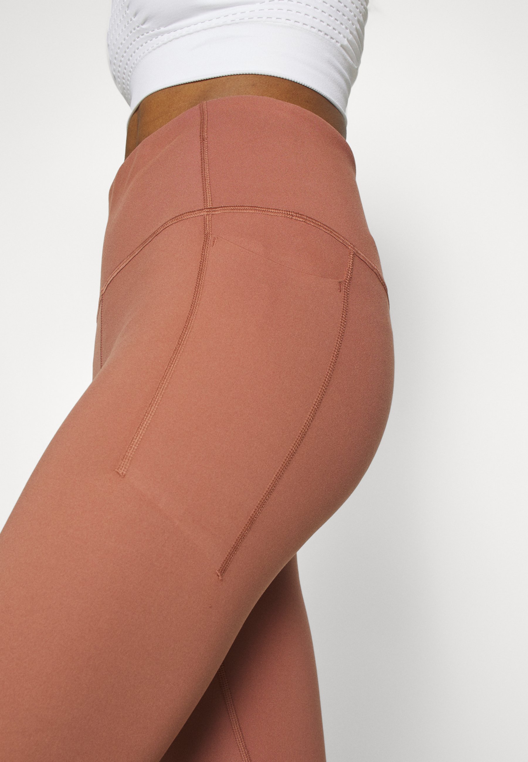 FULL LEGGING - Leggings - mauvey brown 