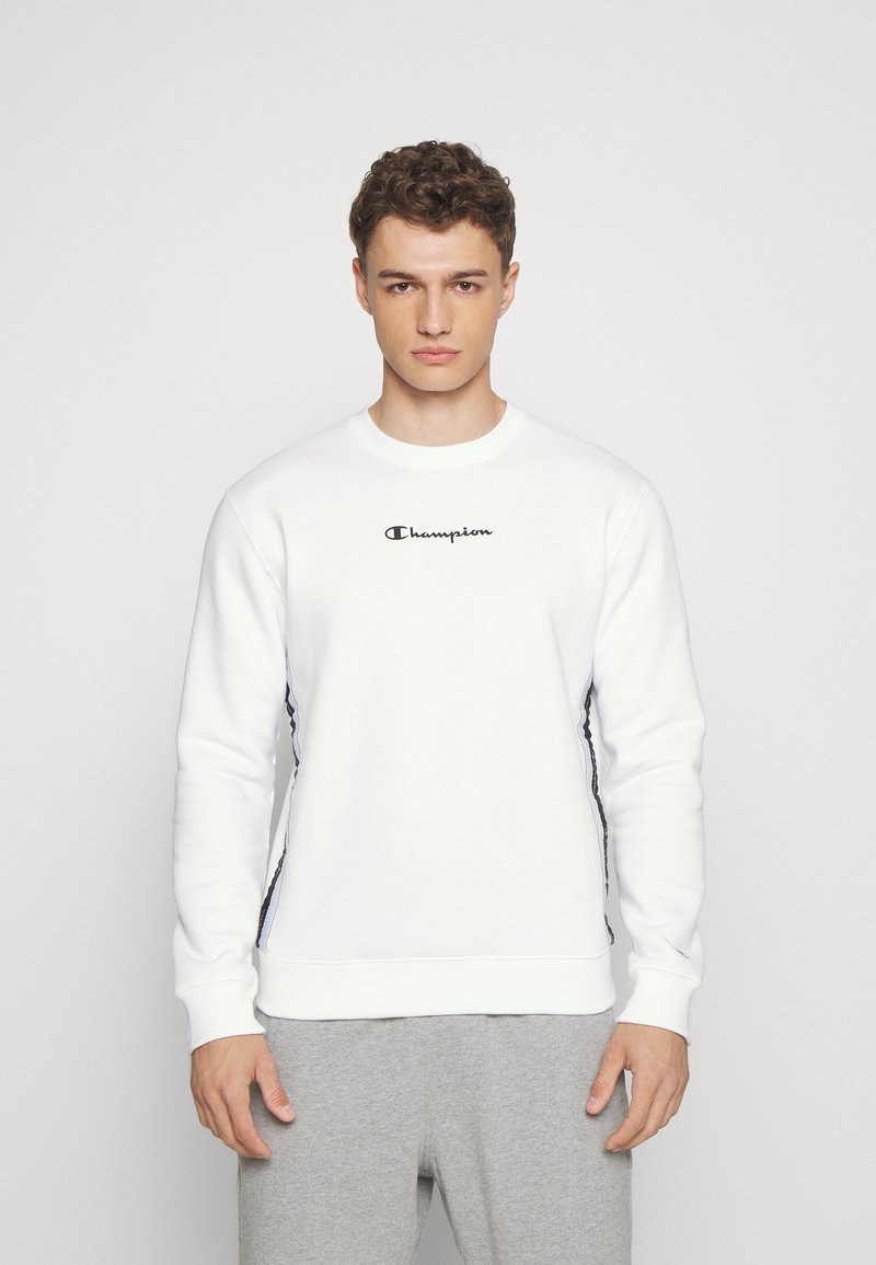 White Logo Tape Knitted Sweatshirt