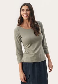 Part Two EMEL - Long sleeved top - vetiver