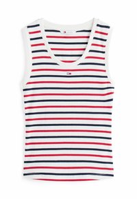Non sélectionné, white red navy stripe