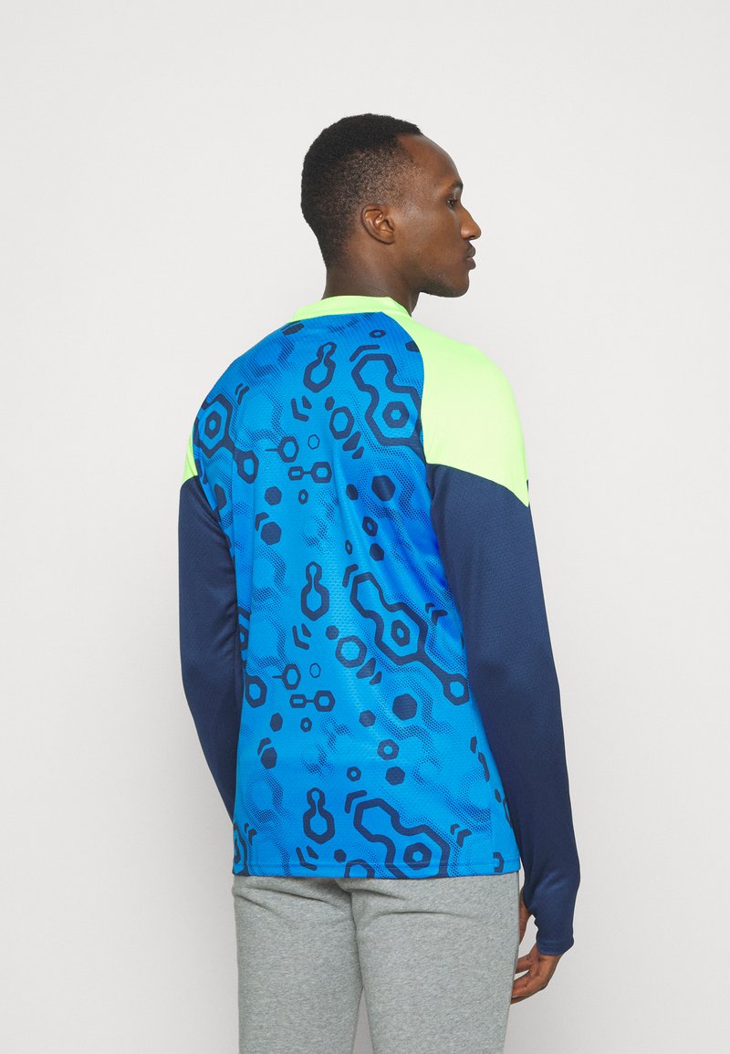 Puma INDIVIDUALCUP 1/4 ZIP - Top s dlouhým rukávem - persian blue/pro green