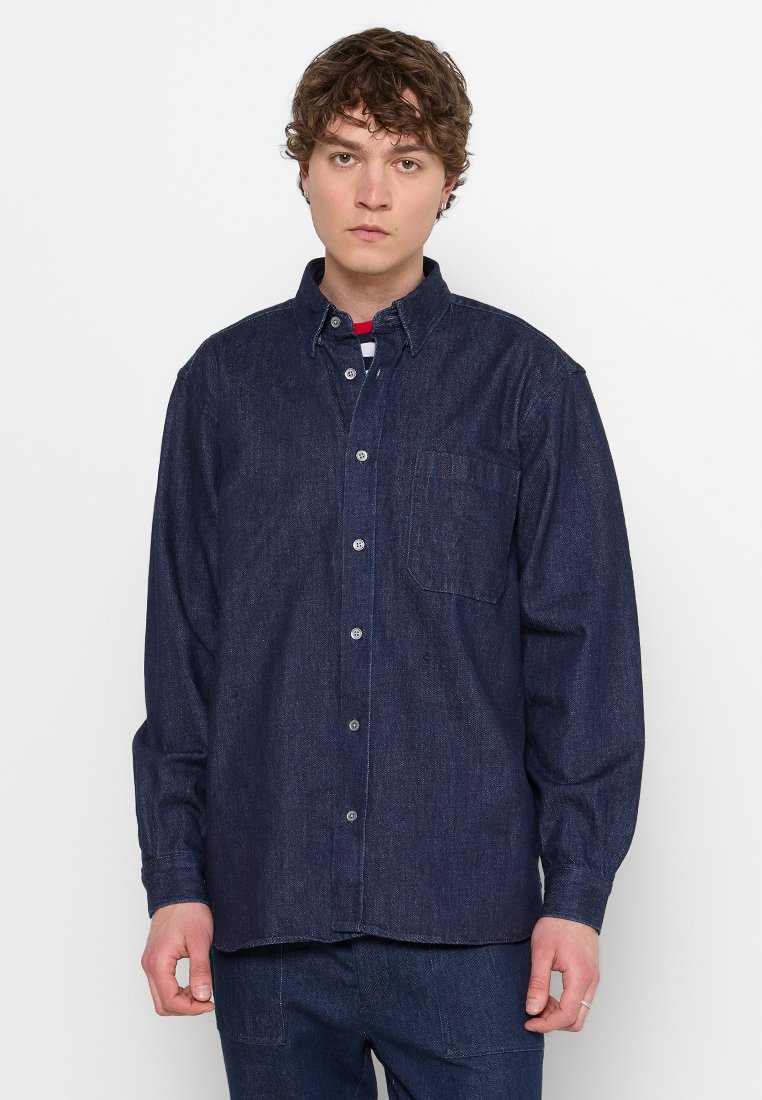 closed Overhemd donkerblauw