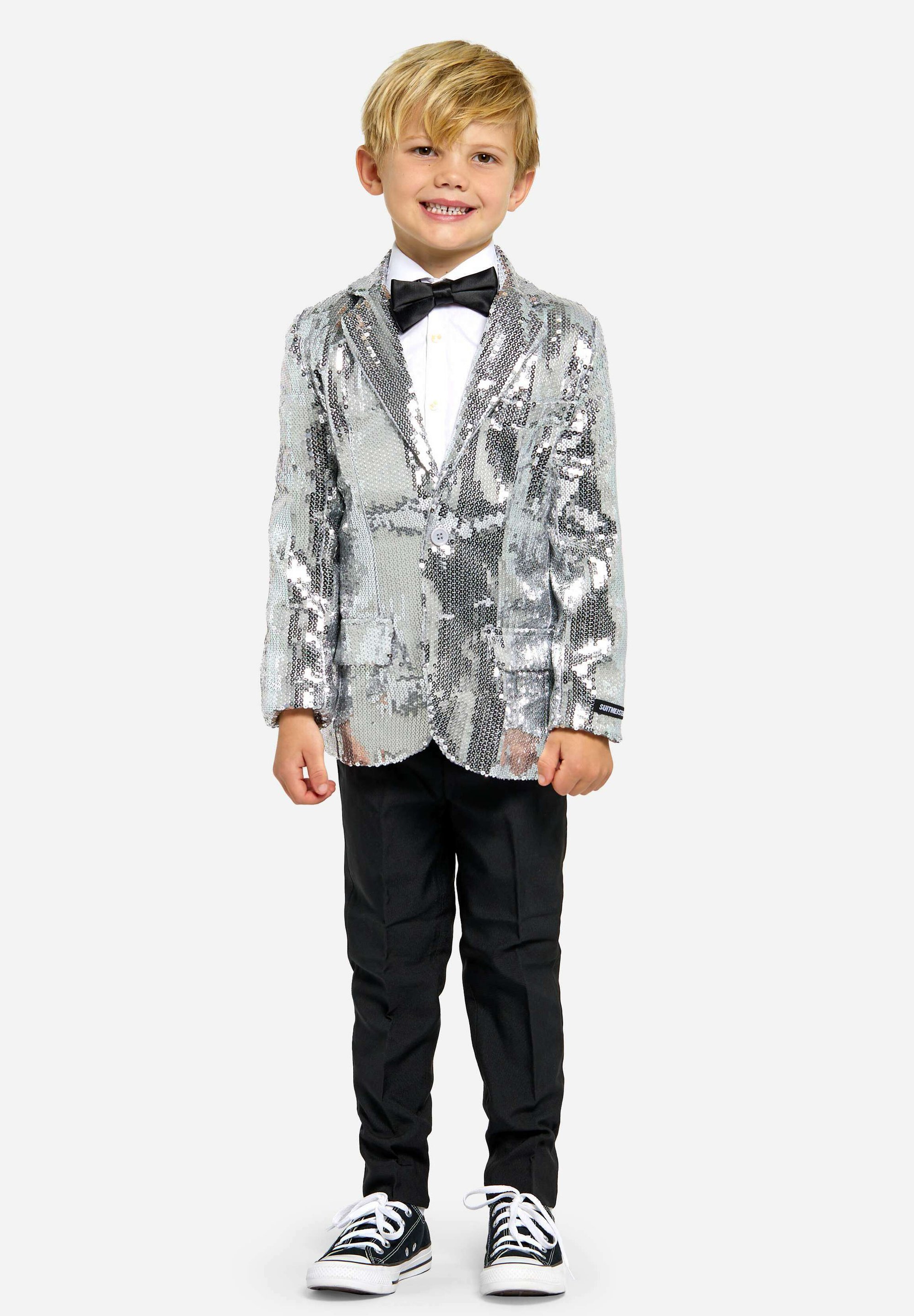 Veste Blazer Slim Hussard à Un Bouton Avec Sequins Pour Garçon - Neuf Sans étiquette