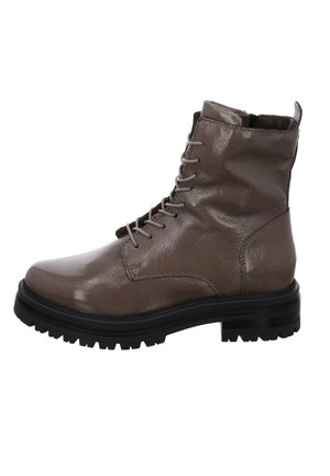 Lace-up ankle boots - beige dunkel