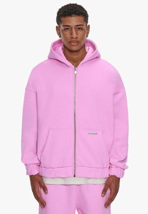 Bazix Republiq HEAVY BLANK - Sweater met rits - pink