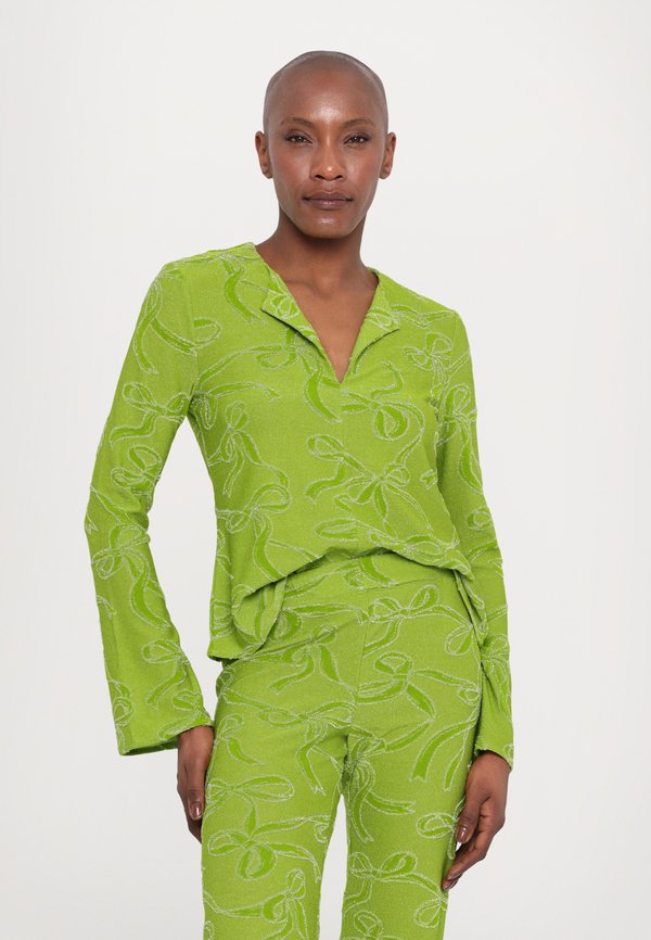 LONG SLEEVE TIE FRONT  - Long sleeved top4