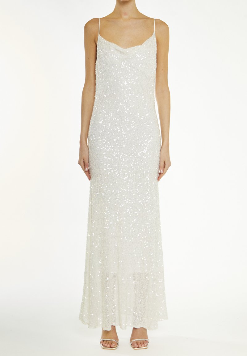 True Decadence Gallakjole - white sequin