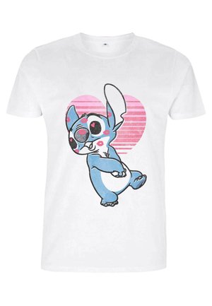 Disney LILO STITCH KISSY FACED - T-shirt z nadrukiem