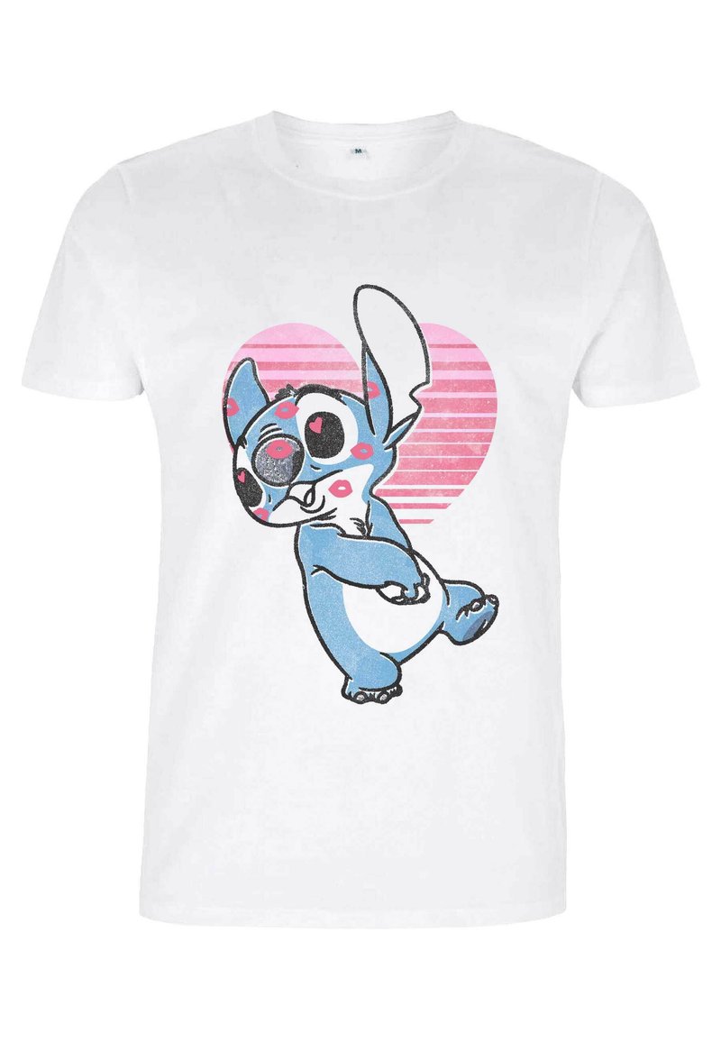 Disney LILO STITCH KISSY FACED - T-shirt z nadrukiem
