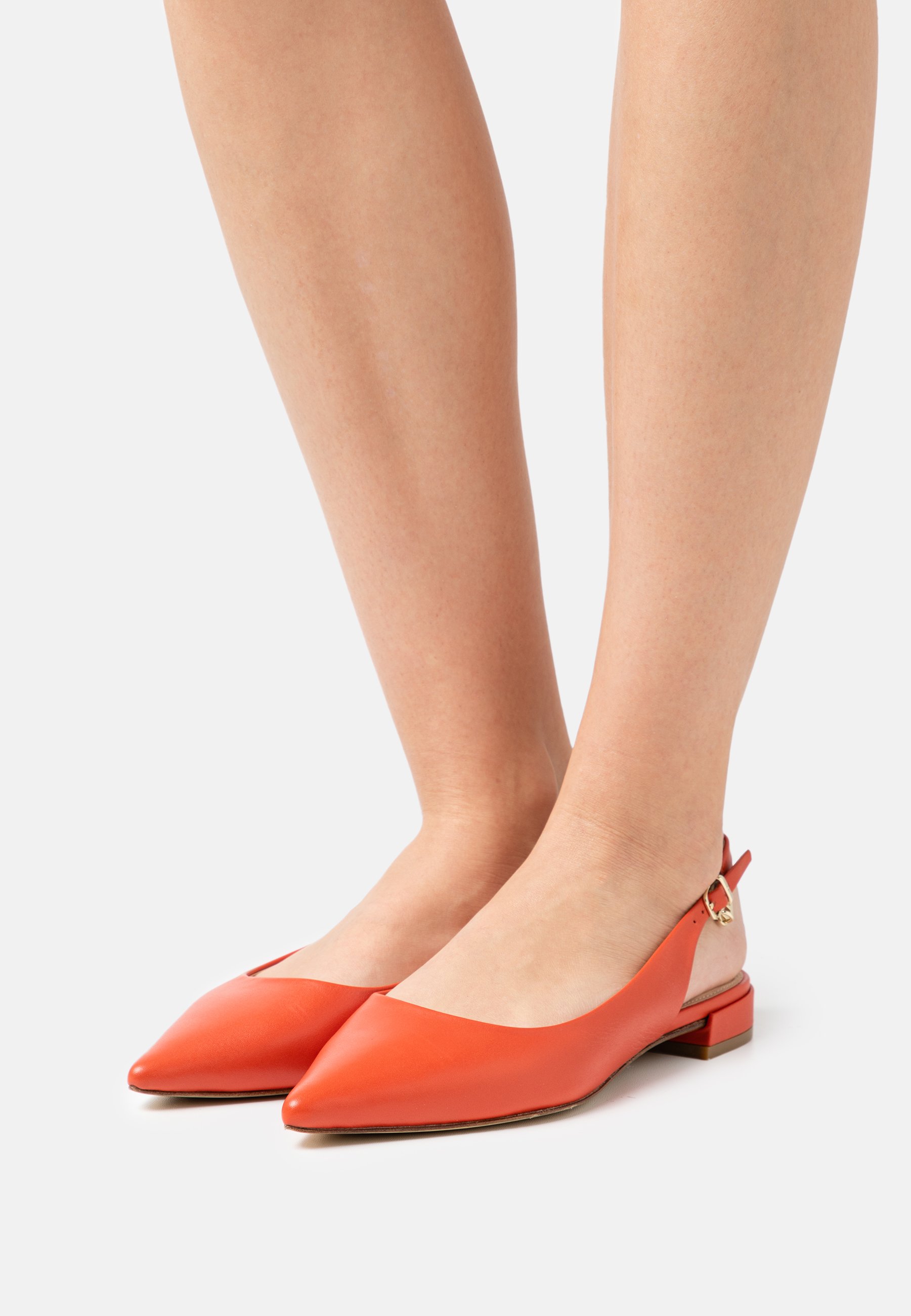 AIGNER ALINA - Slingback ballerina´s - orange/oranje - Zalando.nl