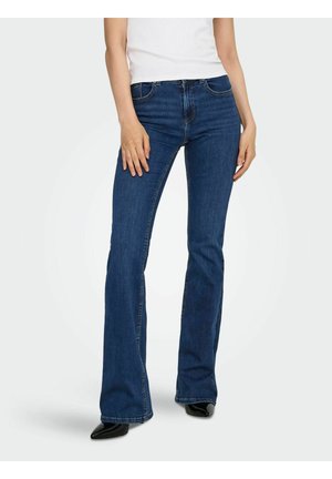 Jean flare - dark blue denim