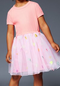 Billieblush SHORT SLEEVED DRESS - Denní šaty - fuschia