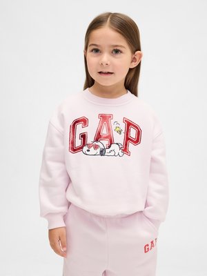 GAP BABY & TODDLER VINTAGESOFT SNOOPY SWEATSHIRT - Športni pulover - pink dogwood