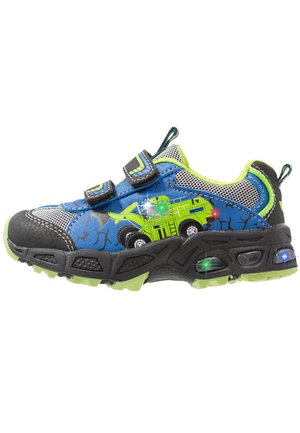 LICO LOADER BLINKY - Sneaker low - blau/schwarz/lemon