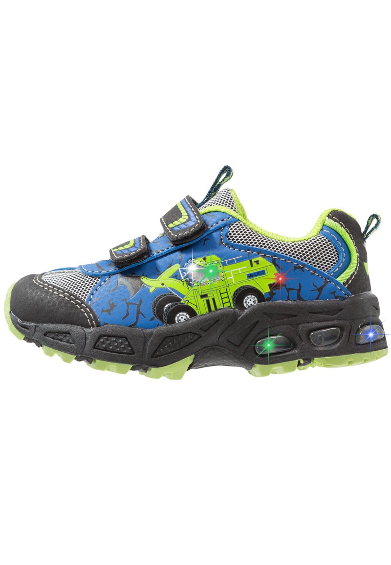 LICO LOADER BLINKY - Zapatillas - blau/schwarz/lemon