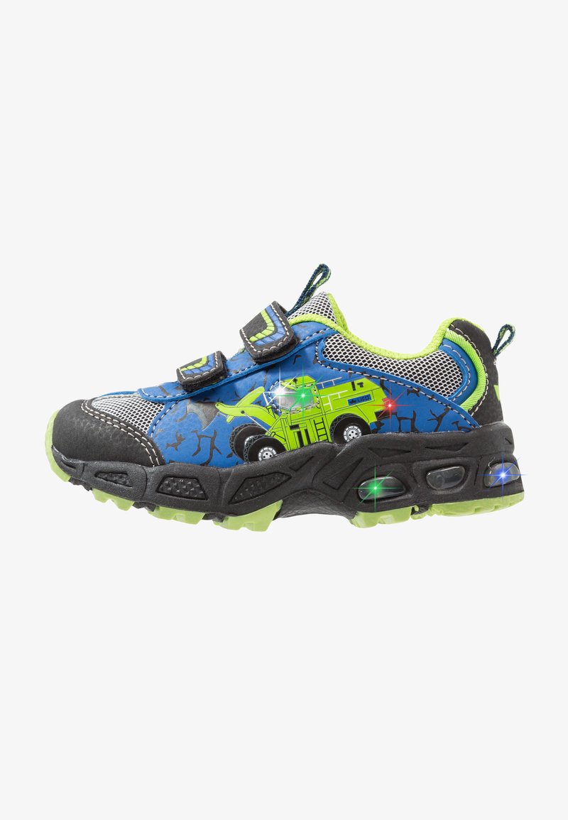 LICO LOADER BLINKY - Zapatillas - blau/schwarz/lemon