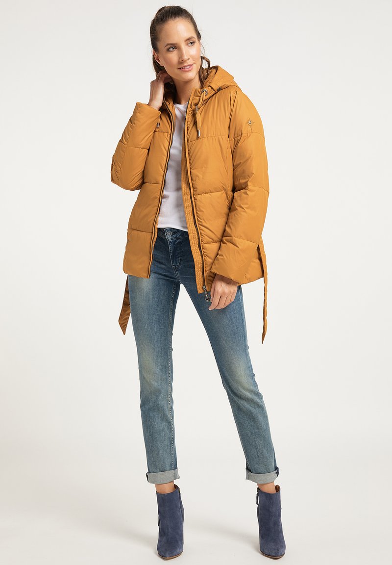Damen Leichte Jacken | DreiMaster Winterjacke senf - HU28109 Damen Leichte Jacken | DreiMaster Winterjacke senf - HU28109