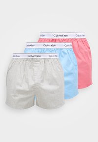 Ikke valgt, brilliant pink/gulf blue/grey heather