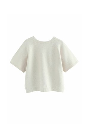 TWIST BACK  - Print T-shirt - cream sparkle