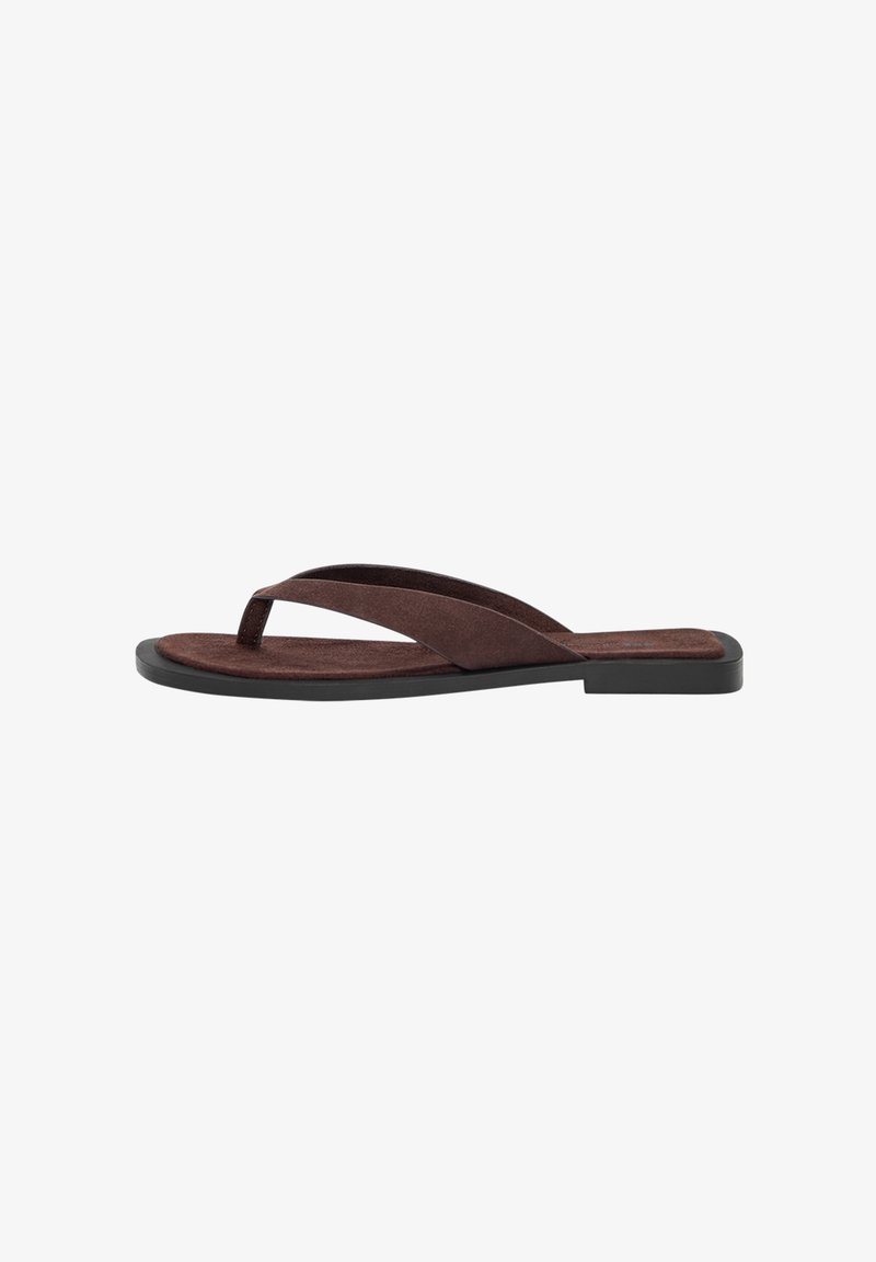 PULL&BEAR Sandales tongs - brown