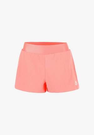 BIDI BADU, SHORTS 2IN1SHORTS W - 2-in-1 Shorts - neon rosa/logo white
