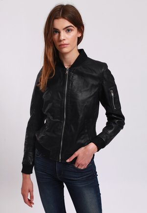 BLANCA - Chaqueta de cuero - black