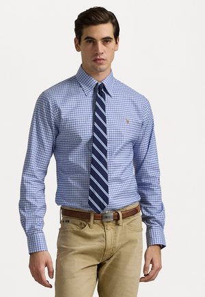 CUSTOM FIT CHECKED PINPOINT OXFORD SHIRT - Košeľa - blue multi
