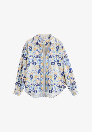Laura Ashley, REGULAR FIT - WAXTON PRINT COORD BUTTON UP BLOUSE . - Hemdbluse - blue