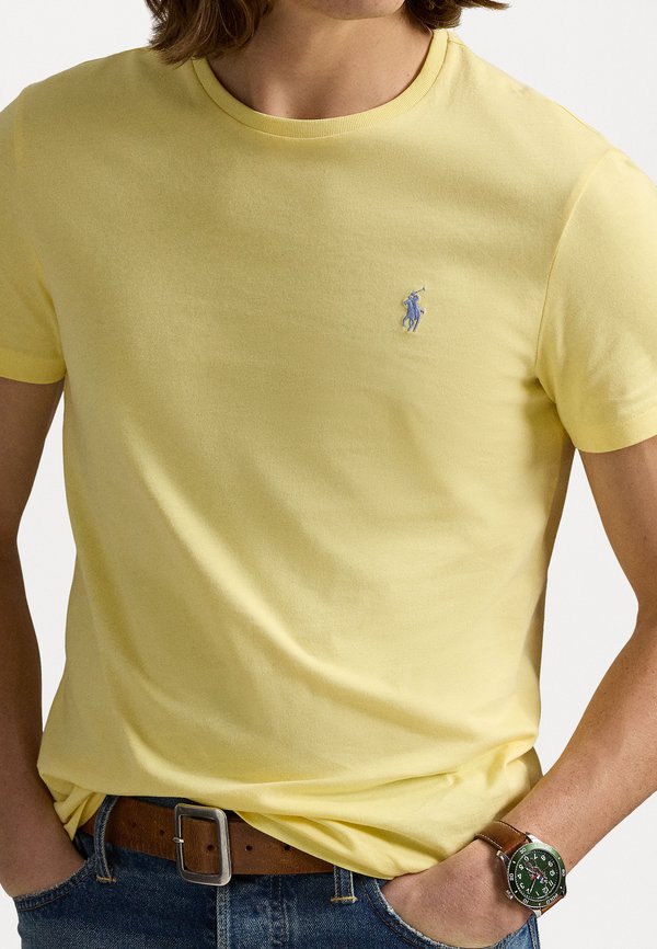 CUSTOM SLIM FIT JERSEY CREWNECK T-SHIRT - Basic T-shirt - resort gold2