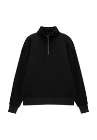 HALF ZIP - Collegepaita - black