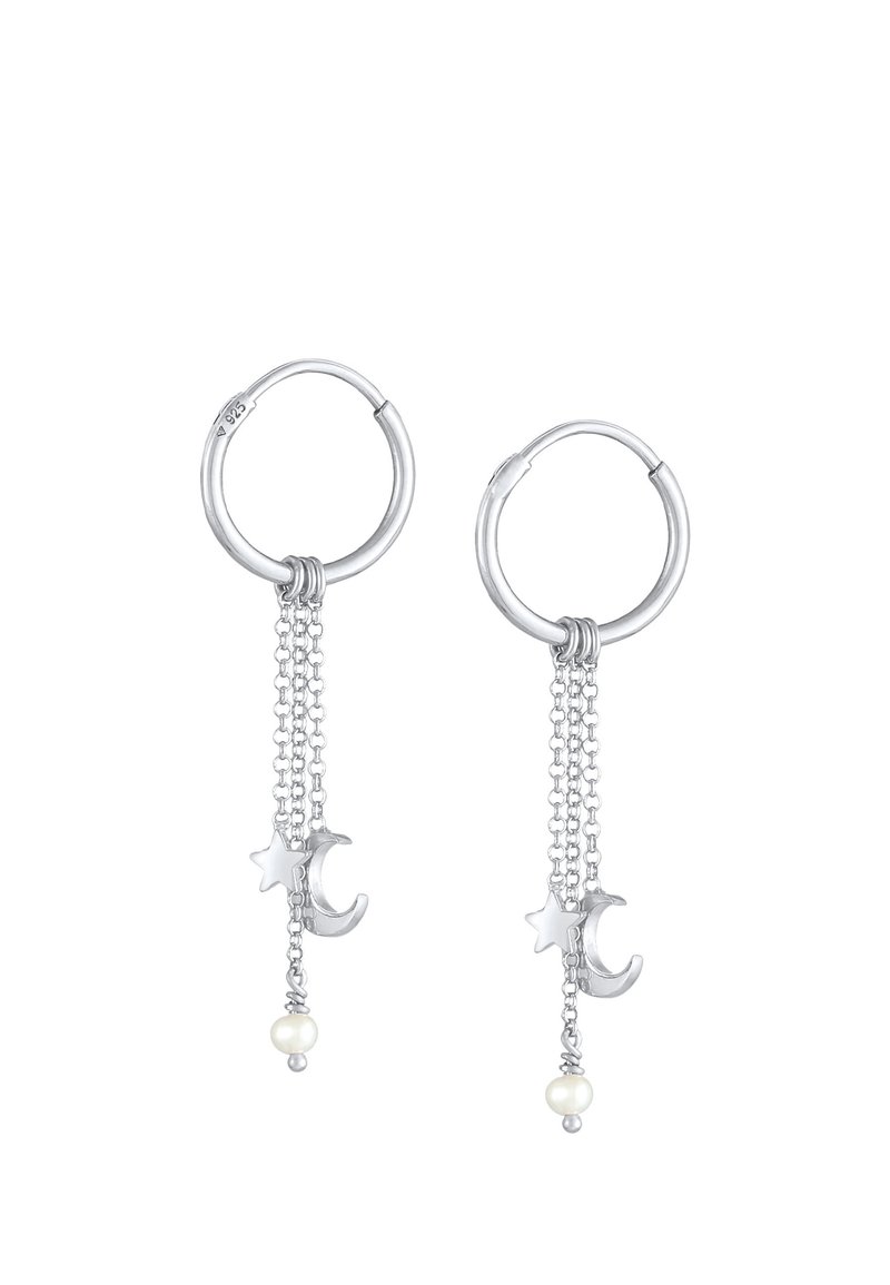 Orecchini A Bottone Luna Crescente In Argento Sterling 925 - Gioiello Elegante E Delicato - 2