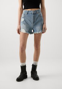 ONLY - ONLZUMA  - Denim shorts - medium blue denim Thumbnail Image 1