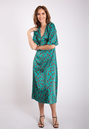 GINI LONDON V NECK - Day dress - green