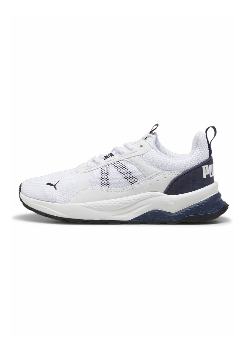 Puma ANZARUN  - Zapatillas running asfalto - white navy black
